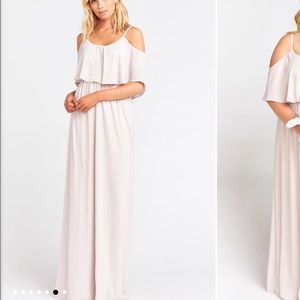 Show Me Your MuMu Caitlin Ruffle Maxi Dress